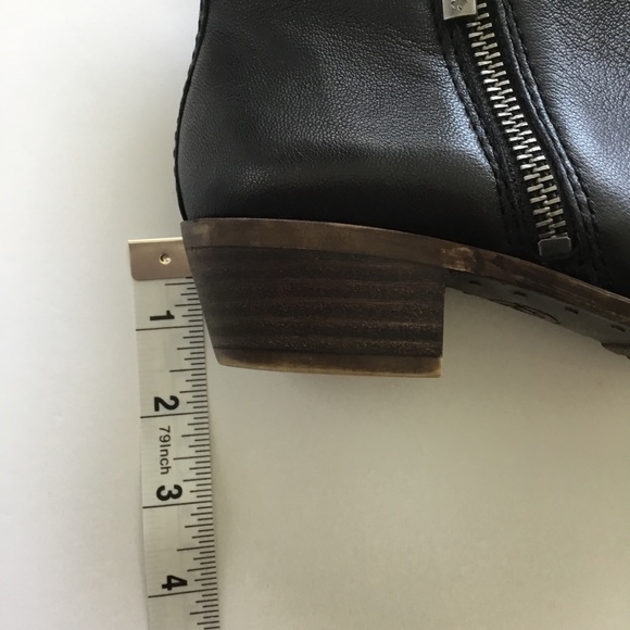 Lucky Brand Size 6 “Basel” Booties Leather Black Witchy Boho - Picture 12 of 12